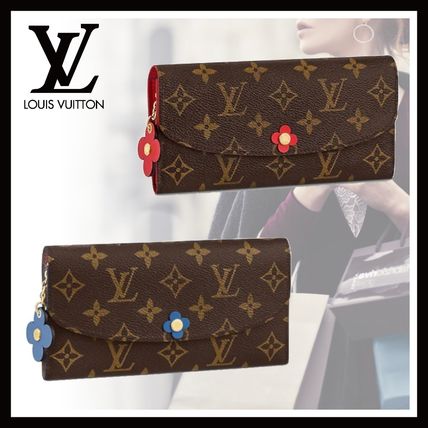 Louis Vuitton MONOGRAM 2017 18AW Emilie Wallet M63895 M62941 