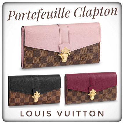 Louis Vuitton DAMIER 2020 SS Clapton Wallet N64448 N64449 N64447 