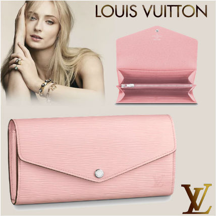 Louis Vuitton 2019 20AW Plain Leather Long Wallets 