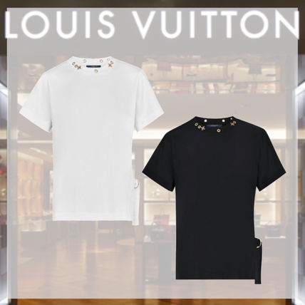Louis Vuitton 2020 SS Street Style Plain Cotton Short Sleeves T Shirts 1A4PFG