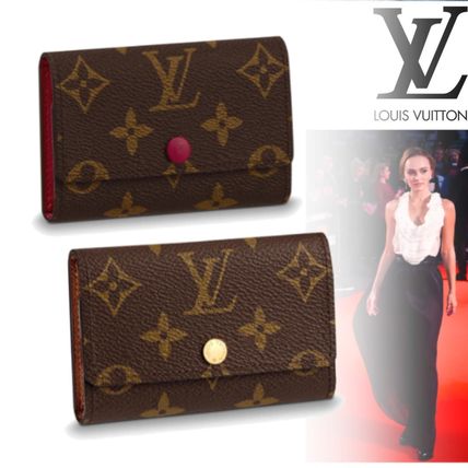 Louis Vuitton Monogram Unisex Leather KeychainsBag Charms 