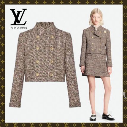 Louis Vuitton 2020 21AW Short Casual Style Tweed Party Style Office Style 1A83YW 