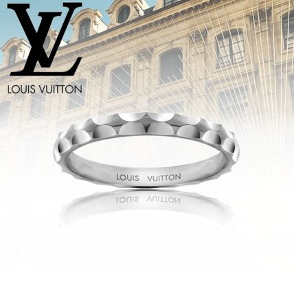 Louis Vuitton 2020 SS Monogram Infini Wedding Band White Gold Q9F71G 