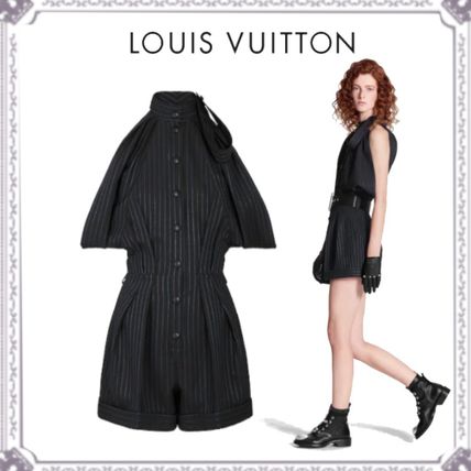 Louis Vuitton 2020 SS Halter Neck Short Jumpsuit 1A61BQ 