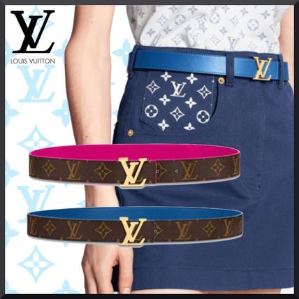 Louis Vuitton MONOGRAM 2020 SS Lv Escale Lv Initiales 30Mm Reversible Belt M0256W M0255V 