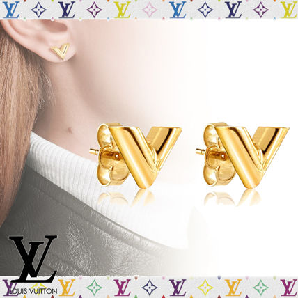 Louis Vuitton 2020 21AW Essential V Stud Earrings M68153 