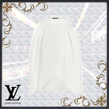 Louis Vuitton 2020 21AW Short Silk Plain Mini Skirts 1A7SZ7 