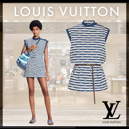 Louis Vuitton 2020 SS Lv Escale Sleeveless Mini Dress 1A7SKL 