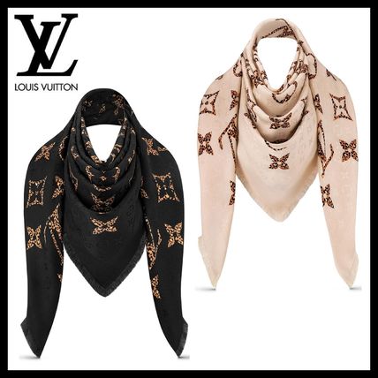 Louis Vuitton MONOGRAM 2019 20AW Monogram Giant Jungle Stole M75883 M75882 