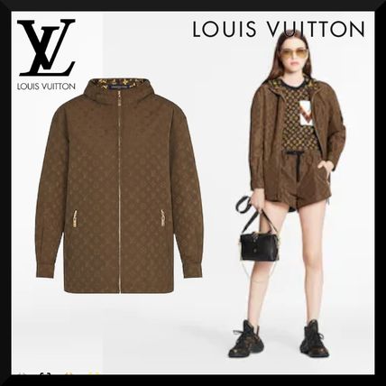 Louis Vuitton MONOGRAM 2020 21AW Iconic Monogram Parka In Technical Taffeta 1A83RK 