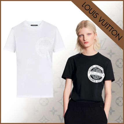 Louis Vuitton Plain Logo T Shirts LV STAMP T SHIRT 1A4PFL 1A4PFS 