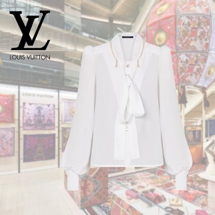 Louis Vuitton 2020 SS Lavalliere Collar Shirt 1A7SWV 