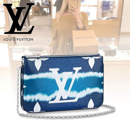 Louis Vuitton Monogram Canvas Chain Logo Shoulder Bags M69124 