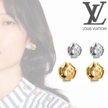 Louis Vuitton MONOGRAM 2020 SS Nanogram Clip Earrings M69023 M68954 