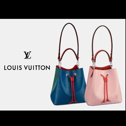 Louis Vuitton EPI 2020 Cruise Casual Style 2WAY Leather Office Style Crossbody Handbags 