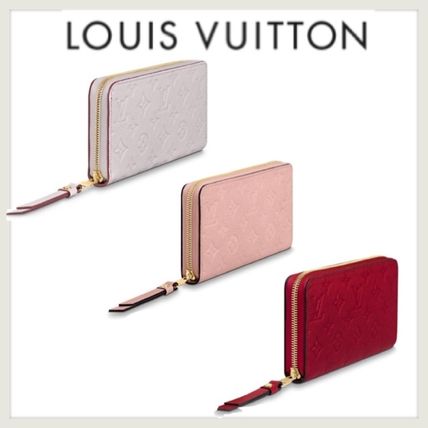 Louis Vuitton MONOGRAM EMPREINTE 2020 SS Plain Leather Long Wallets 