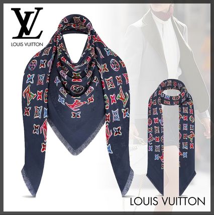 Louis Vuitton Abc Monogram Shawl M76093 