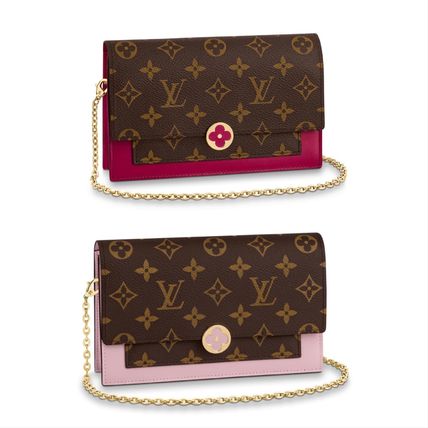 Louis Vuitton MONOGRAM 2020 SS Flore Chain Wallet M67405 M67404 