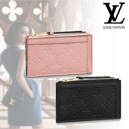 Louis Vuitton MONOGRAM EMPREINTE 2020 SS Monogram Leather Logo Card Holders M68339 M67853 