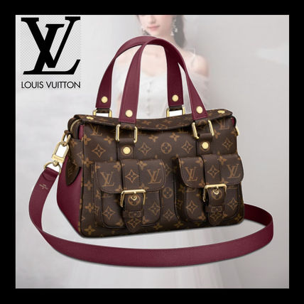 Louis Vuitton MONOGRAM Monogram Casual Style 2WAY Leather Party Style Office Style 
