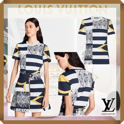 Louis Vuitton MONOGRAM 2020 SS Crew Neck Cotton Short Sleeves Logo T Shirts 1A7SR5 