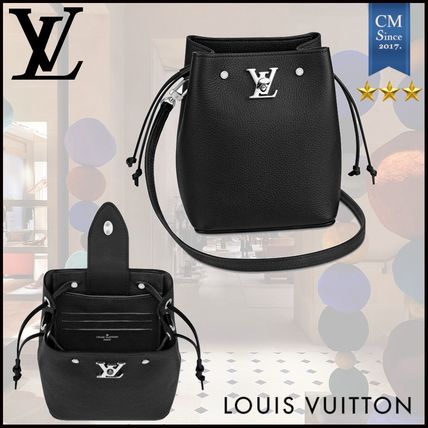 Louis Vuitton LOCKME 2020 SS Unisex Leather Crossbody Logo Shoulder Bags 
