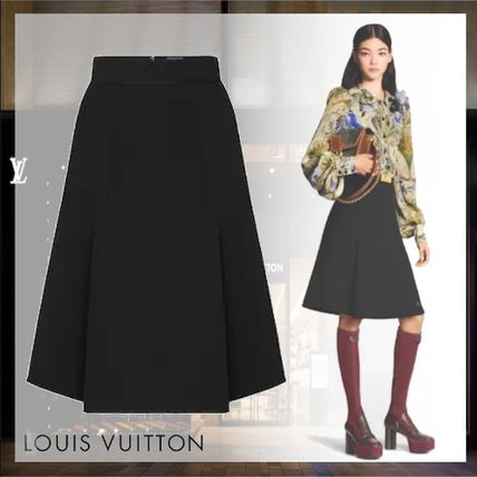 Louis Vuitton 2020 SS Knee Length A Line Skirt 1A7SH3 