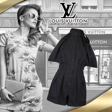 Louis Vuitton 2020 Cruise Halter Neck Short Jumpsuit 1A61BQ 