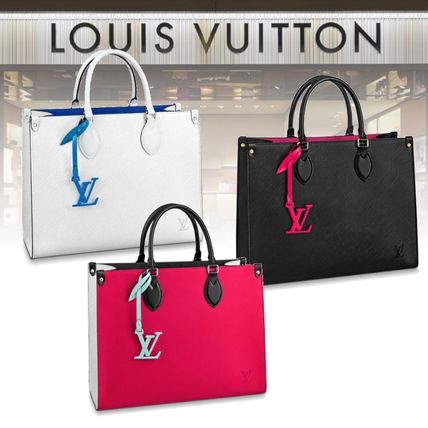 Louis Vuitton EPI A4 Plain Leather Elegant Style Logo Totes M56080 M56081 M56229 