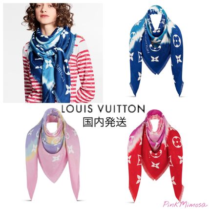 Louis Vuitton MONOGRAM 2020 SS Lightweight ScarvesShawls M76088 M76087 M76086 