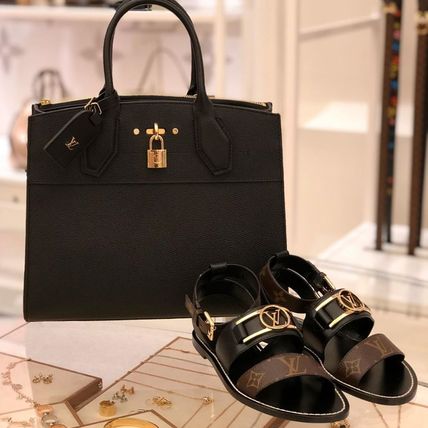 Louis Vuitton MONOGRAM 2020 SS Academy Flat Sandal 1A677E1A677T 