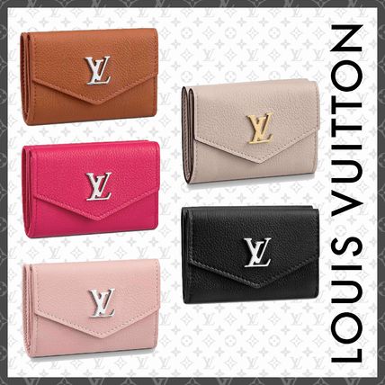 Louis Vuitton Leather Folding Wallet Small Wallet Logo Folding Wallets M68483