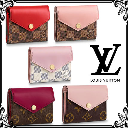 Louis Vuitton ZOE Other Plaid Patterns Monogram Calfskin Blended Fabrics 