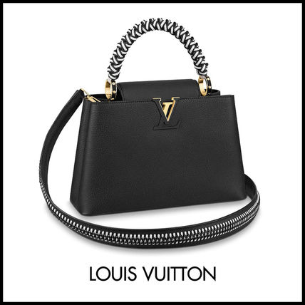 Louis Vuitton CAPUCINES Casual Style 2WAY Leather Party Style Elegant Style 