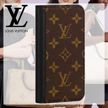 Louis Vuitton MONOGRAM 2020 SS Monogram Unisex Plain Leather iPhone 11 Smart Phone Cases 