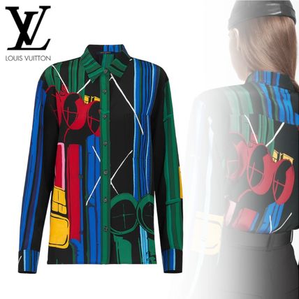Louis Vuitton 2019 20AW Casual Style Silk Long Sleeves ShirtsBlouses 1A5R43 1A5R42 1A5R41 1A5R40 1A5R3Z 