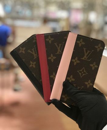 Louis Vuitton MONOGRAM 2019 20AW Monogram Unisex Blended Fabrics Plain Leather iPhone X 