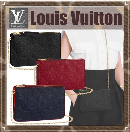 Louis Vuitton MONOGRAM 2020 SS Monogram Casual Style Calfskin Chain Plain Leather M63916 M68574 M68568 