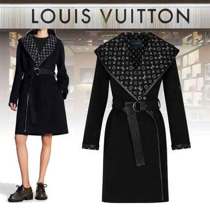 Louis Vuitton Hooded Wrap Coat 1A4PE6 