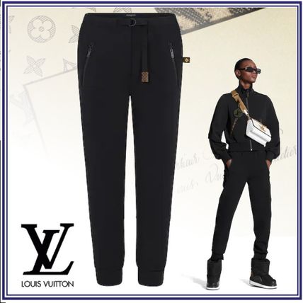 Louis Vuitton 2020 21AW Monogram Casual Style Nylon Plain Long Pants 