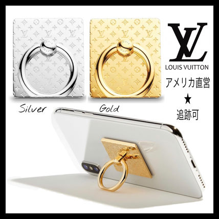 Louis Vuitton 2020 SS Nanogram Phone Ring Holder M67285 M64868 