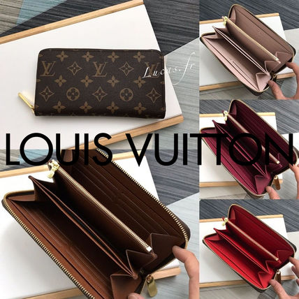 Louis Vuitton MONOGRAM Monogram Unisex Leather Long Wallet Logo Long Wallets 