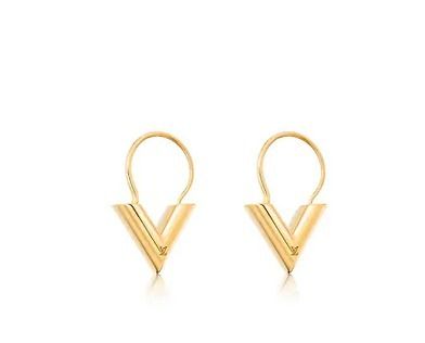Louis Vuitton 2020 SS Essential V Hoop Earrings M61088 