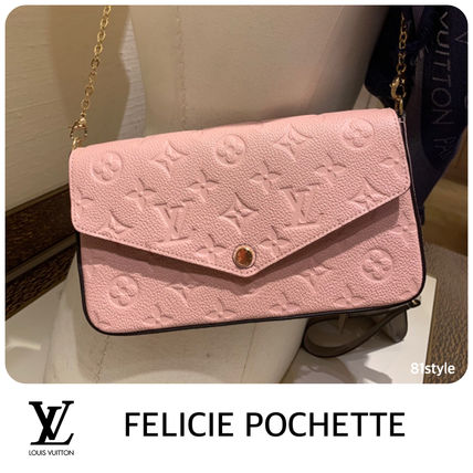 Louis Vuitton MONOGRAM EMPREINTE Monogram Casual Style Bag in Bag 2WAY 3WAY Chain Leather 