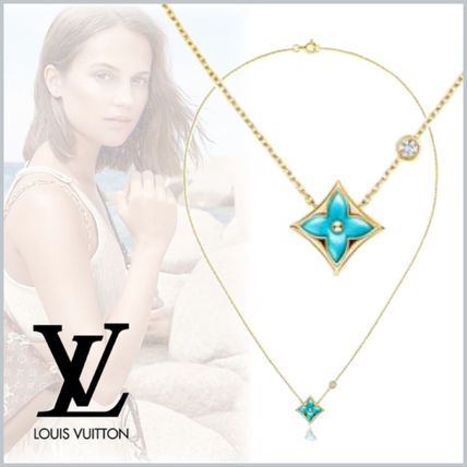 Louis Vuitton 2020 SS Casual Style Flower Party Style 18K Gold Elegant Style Q93618 