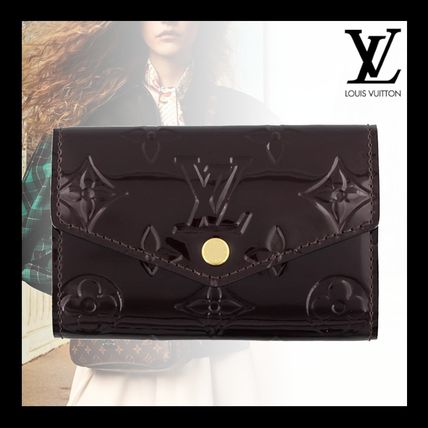 Louis Vuitton MONOGRAM VERNIS Monogram Unisex Calfskin Leather Logo KeychainsBag Charms 