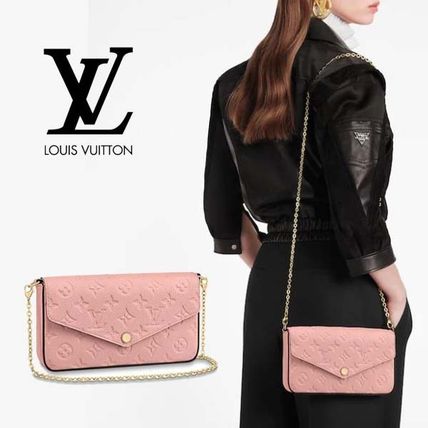 Louis Vuitton MONOGRAM EMPREINTE Monogram 2WAY Leather Logo Shoulder Bags M67856 