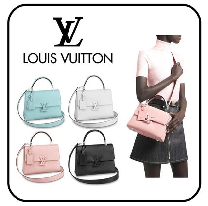 Louis Vuitton Casual Style 2WAY Plain Leather Office Style Elegant Style 