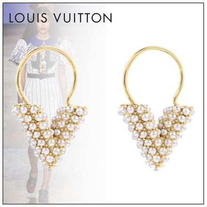 Louis Vuitton Essential V Perle Earrings M68362 