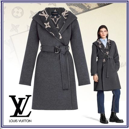 Louis Vuitton 2020 21AW Monogram Casual Style Wool Medium Elegant Style Logo 